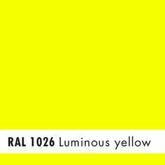 RAL 1026 - Luminous Yellow