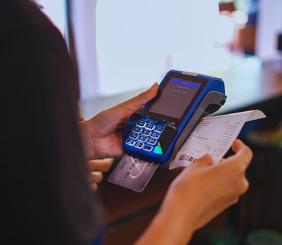 Countertop card machine