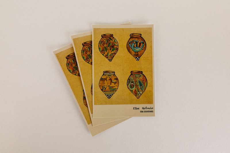 Postcard "Traditional Georgian Clay Jars"