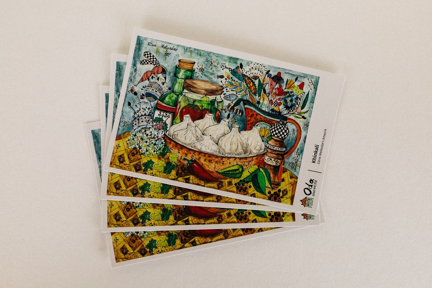 Postcard &quot;Khinkali&quot;