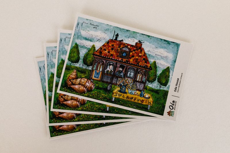 Postcard "Georgian House"