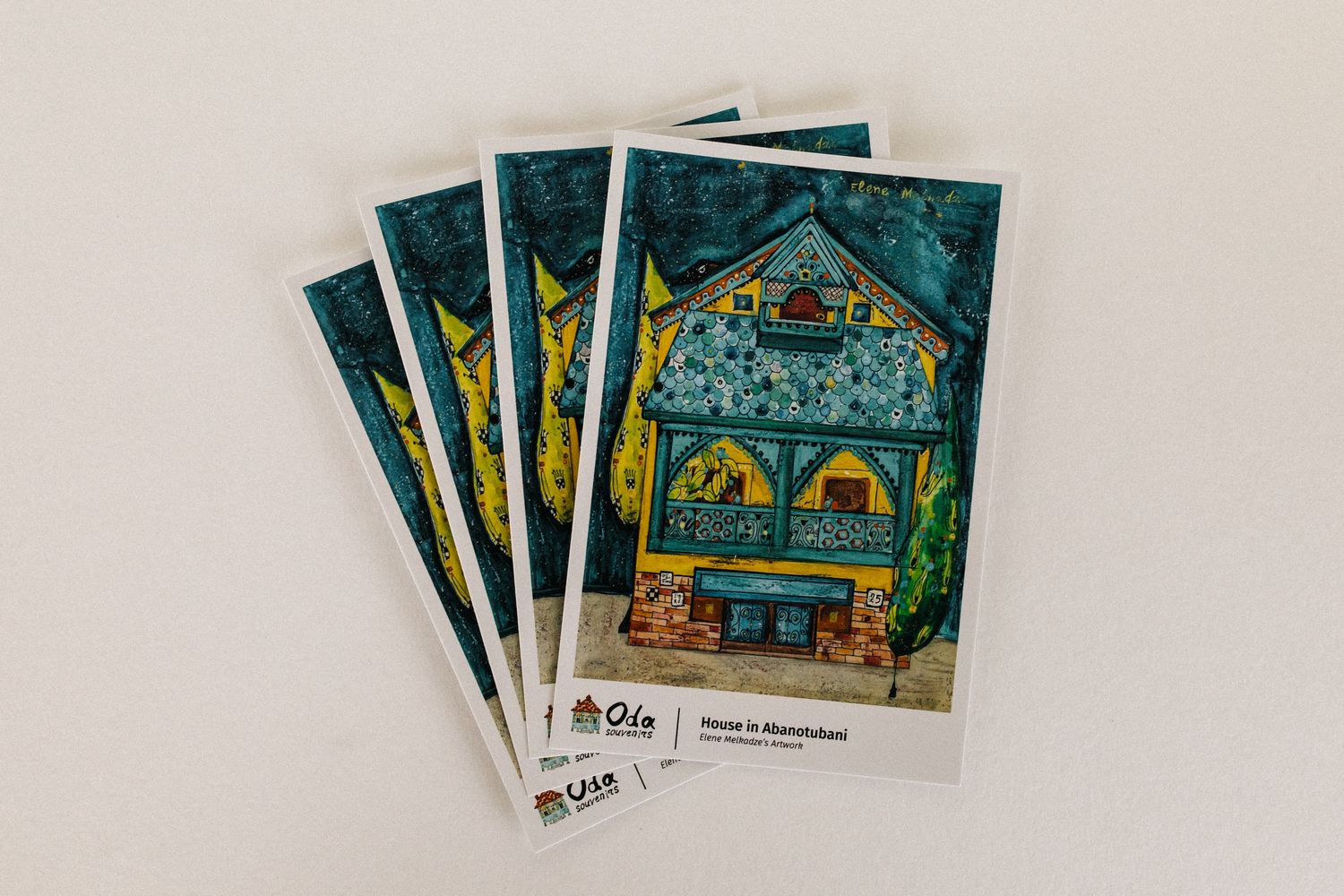 Postcard &quot;House in Abanotubani&quot;