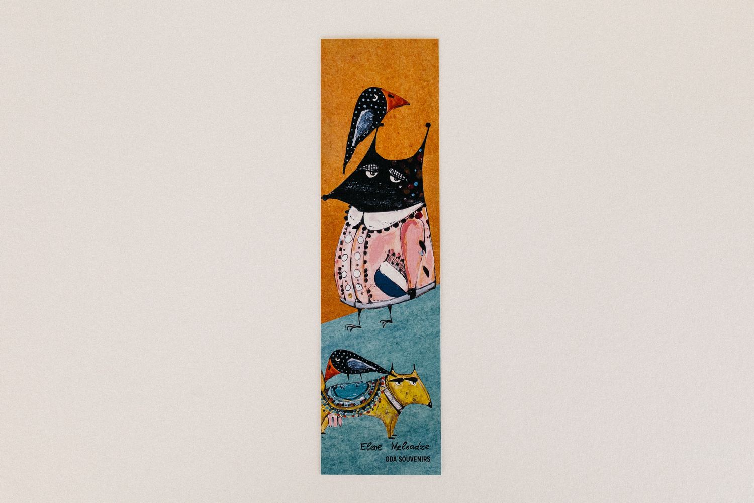 Bookmark &quot;The Crow and the Fox&quot;, black