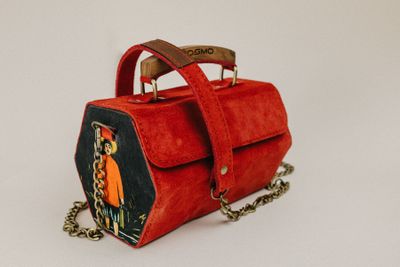 Hexagonal Red Bag