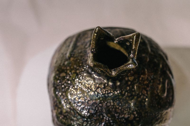 Raku Pomegranate Dark