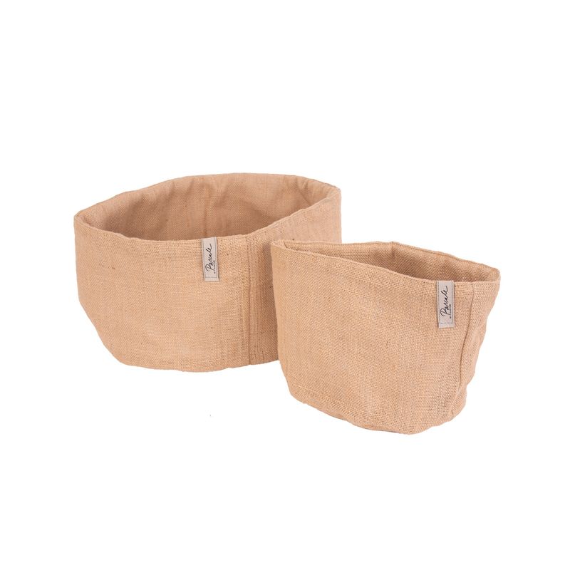 Tafelmandje jute 2X