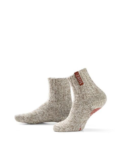 Antislip medium beige wol, caramel swirl 30-34