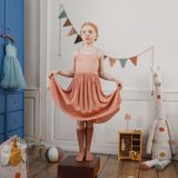 Ballerina jurk, 6-8 jaar, Meloen