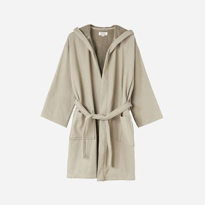 Badjas Lunaria, warm grijs M