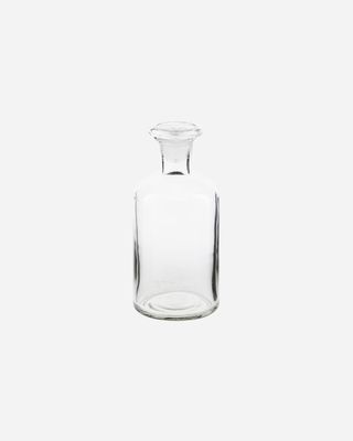 Bottle w. lid, Farma, Clear h 17 cm