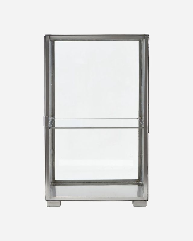 Cabinet Glass Zink 25 x 25 x 41cm