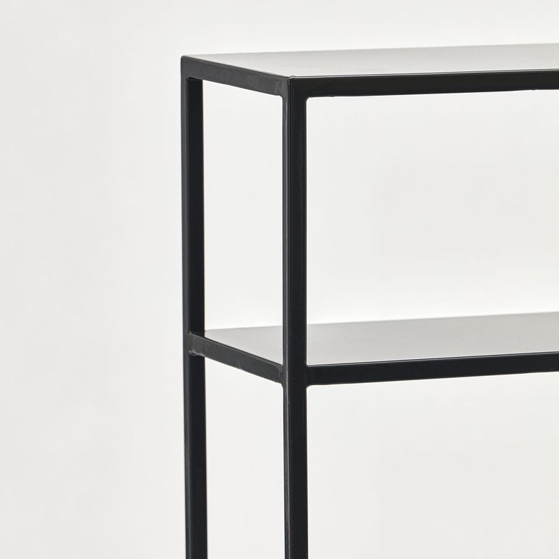 Console gang Fari Black 120 x 24 x 85cm