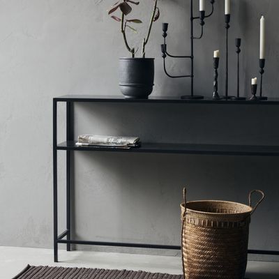 Console gang Fari Black 120 x 24 x 85cm