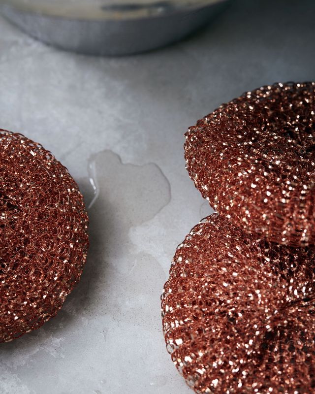 Copper sponge set - vaatwas
