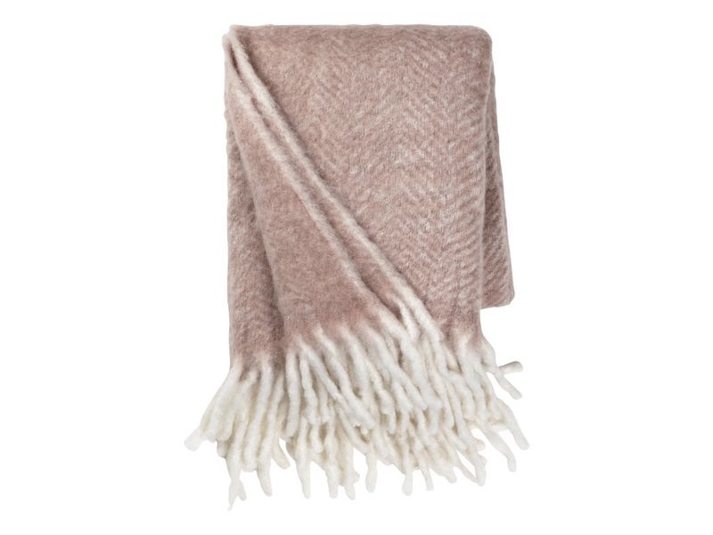 Cozy Living Plaid Mathea Powder 170 X 130
