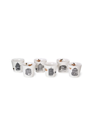 Cups Freedom birds set 6