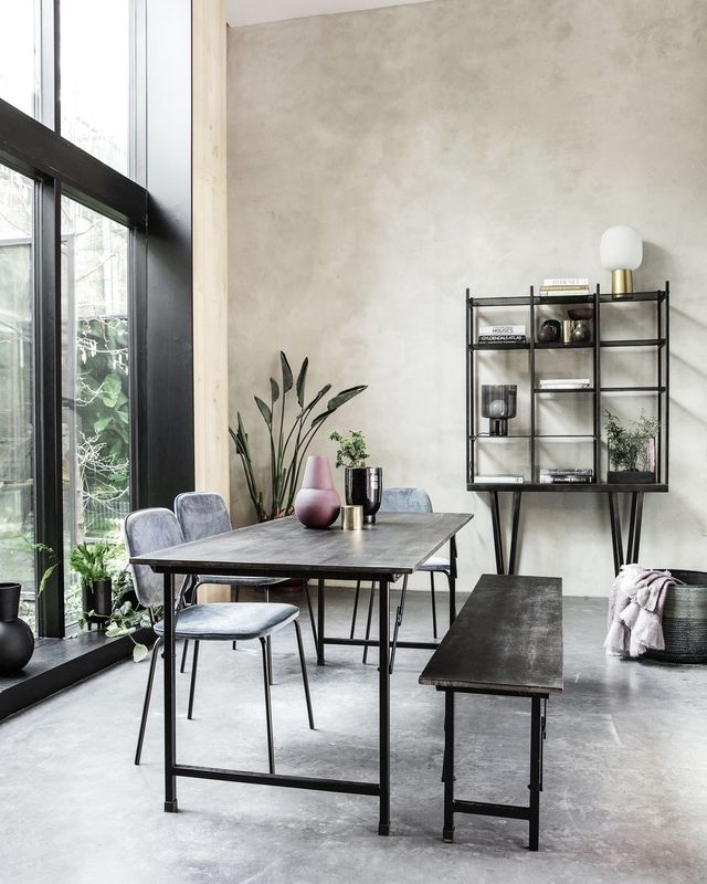 Dining table, Party, Black
