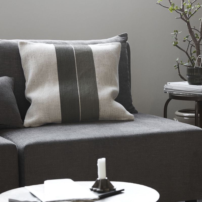 Donskussen met sloop Green/sand 50 x 50cm