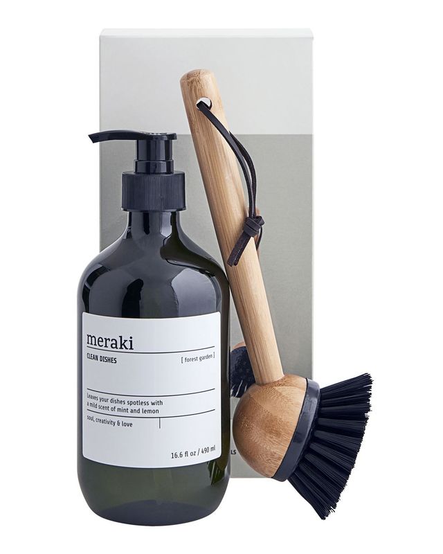 Giftbox Forest Garden, Dish wash essentials, white