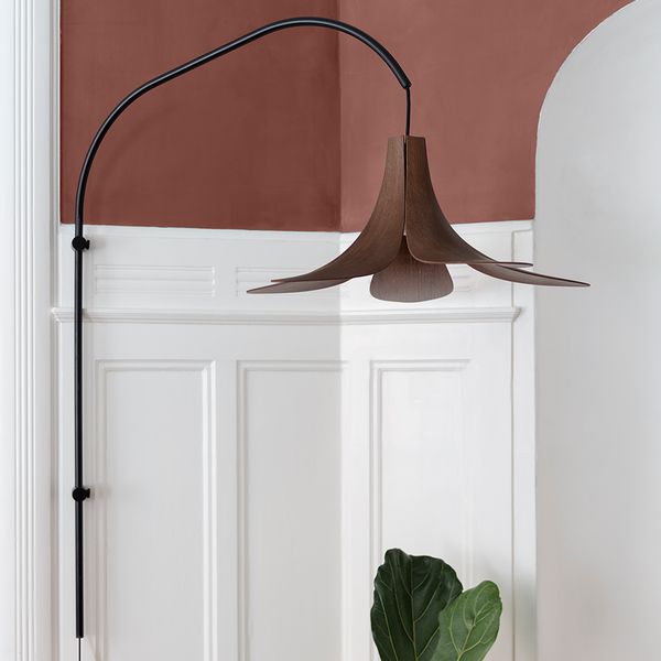 Lamp Jazz Black Oak + Willow Wall Single incl. Lamp