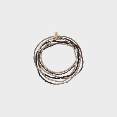 Long Endito Multi Wrap (Black, Taupe)