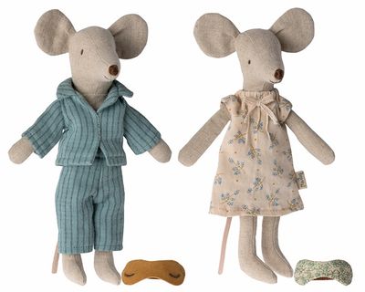 Mama en papa muizen in sigarenkistje - 1