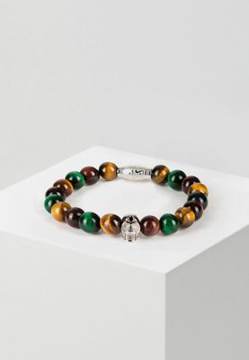 Perla 8mm Multi-Color Silver Skull