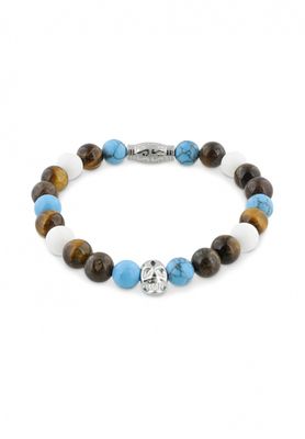 Perla 8mm mezcla de colores blanco craneo