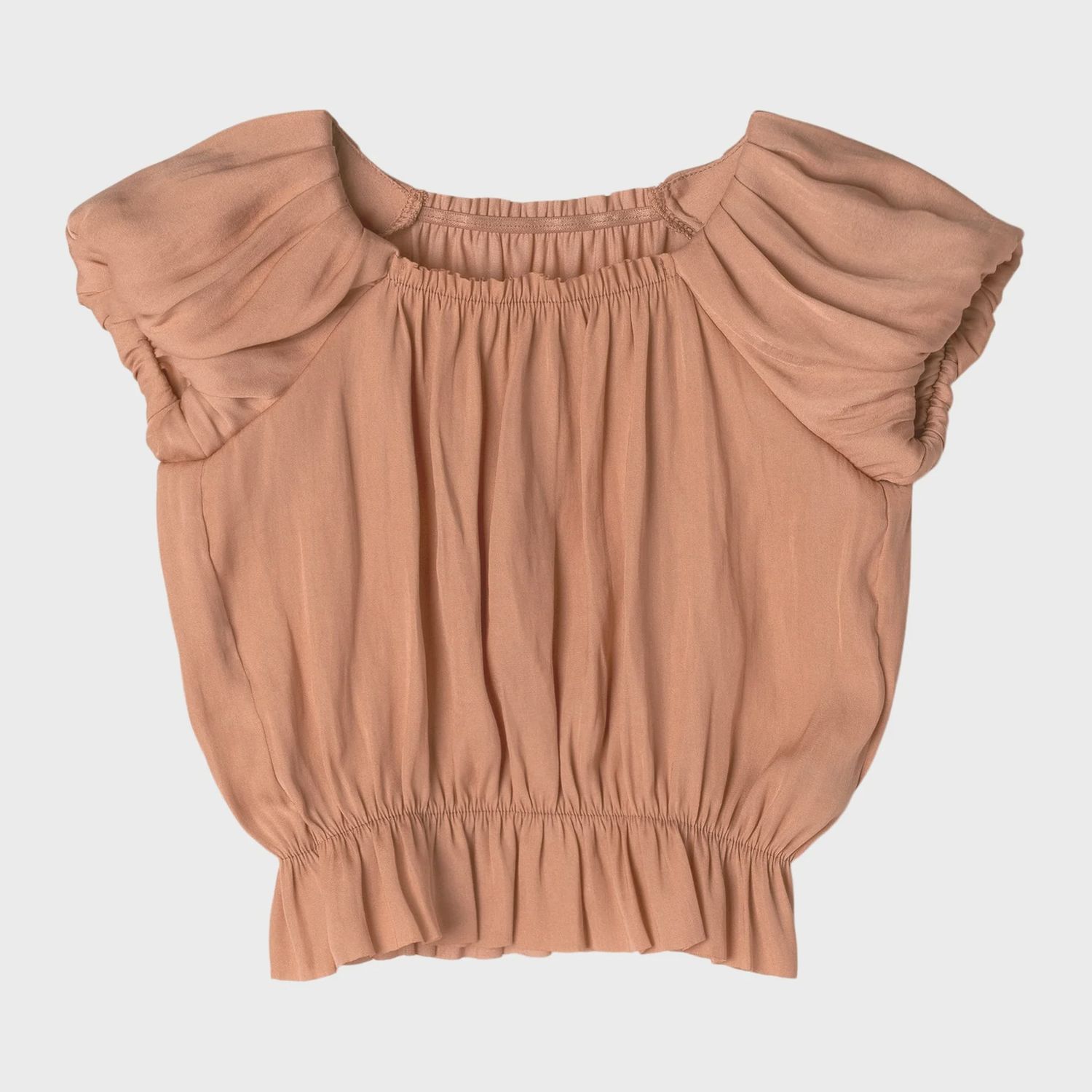 Prinsessenblouse 4-6 jaar Meloen