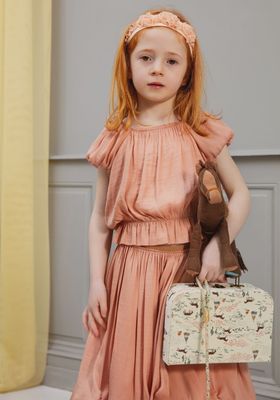 Prinsessenblouse 4-6 jaar Meloen