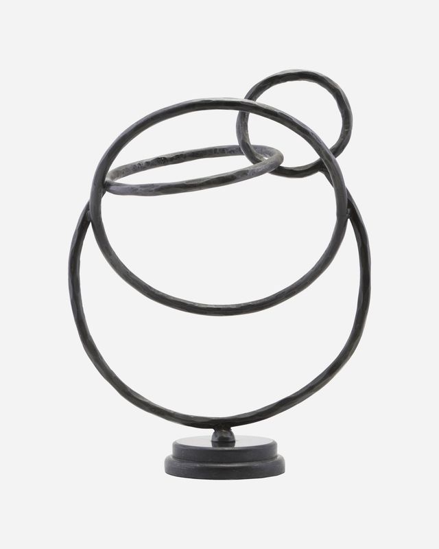Sculpture Circles Black
