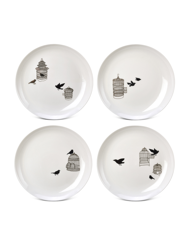 Site plate Freedom birds set 4