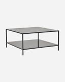 (single) Coffee table, Fari, Black 85 x 85 x h42 - 1