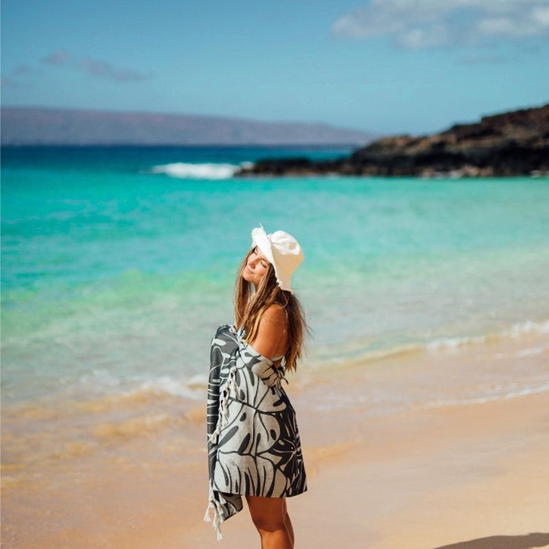 Slowtide Ltd Turkish Towel Tarovine - Mustard