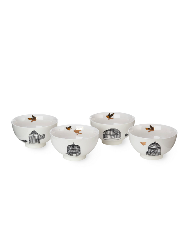 Snack bowl Freedom birds set 4