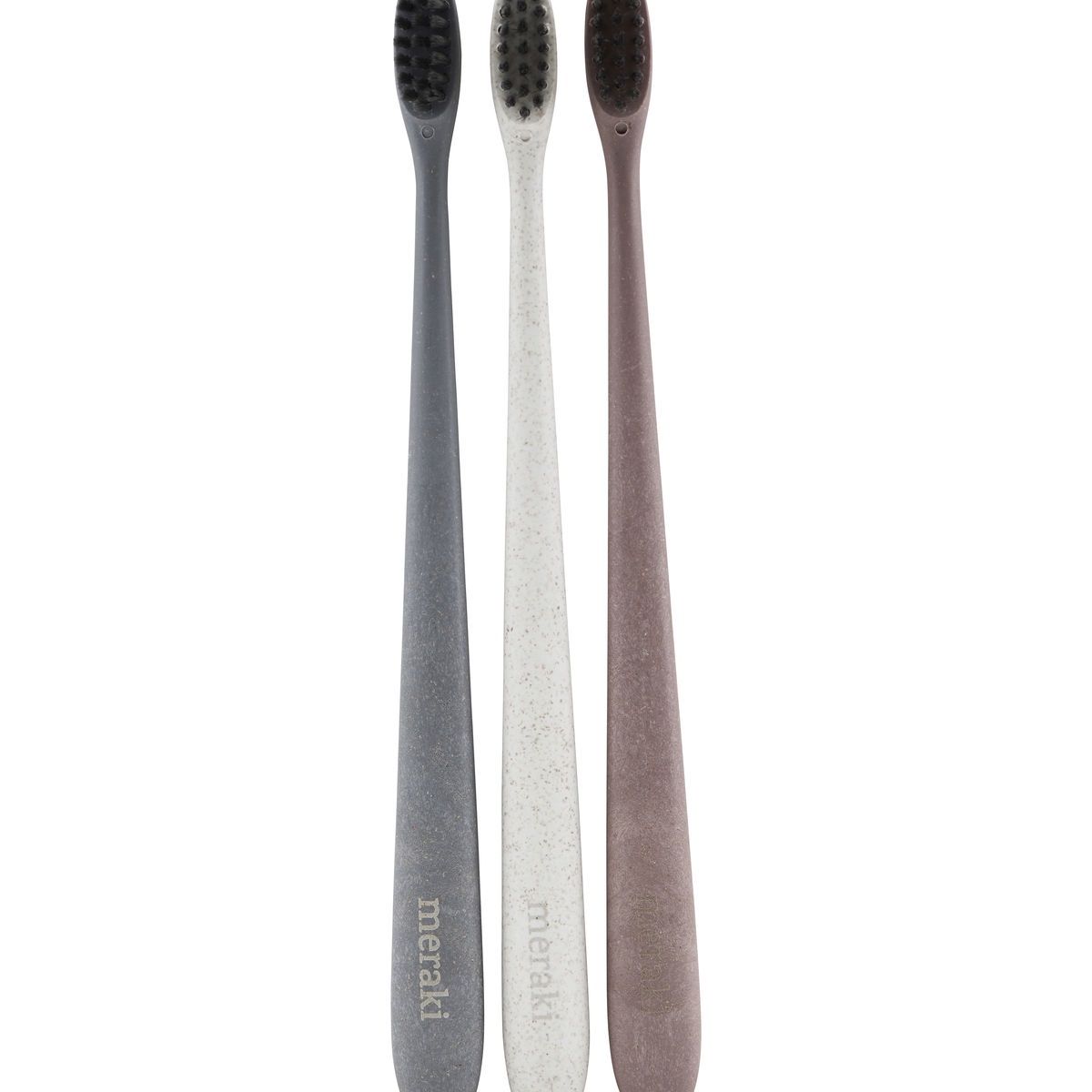 Tandenborstel Grey/White/Burgundy