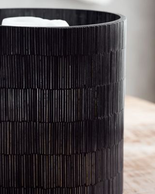 Tealight holder Gara Black 15,5 x h16 cm