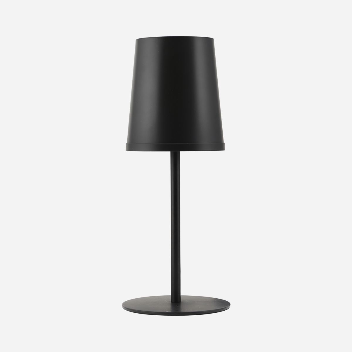 Tafel lamp Noida, zwart h: 44 cm, dia: 20 cm