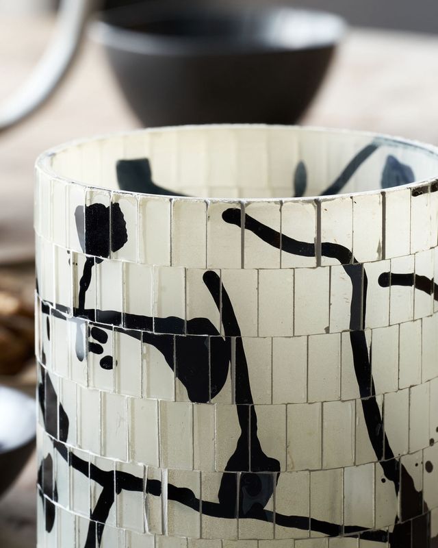 Tealight holder Vana Black