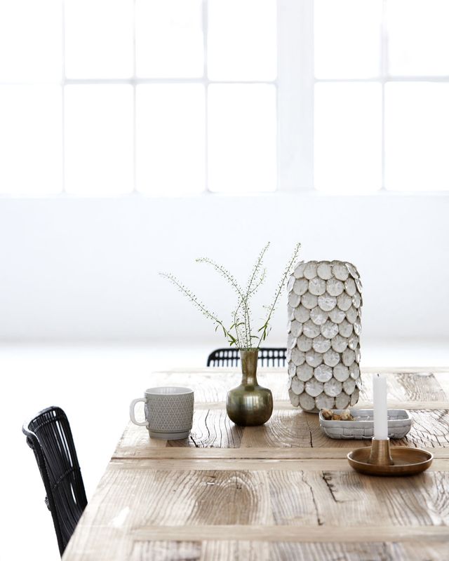 Vase Dot White 15 x h30 cm