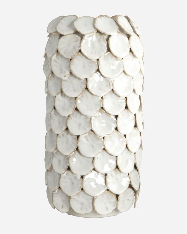 Vase Dot White 15 x h30 cm