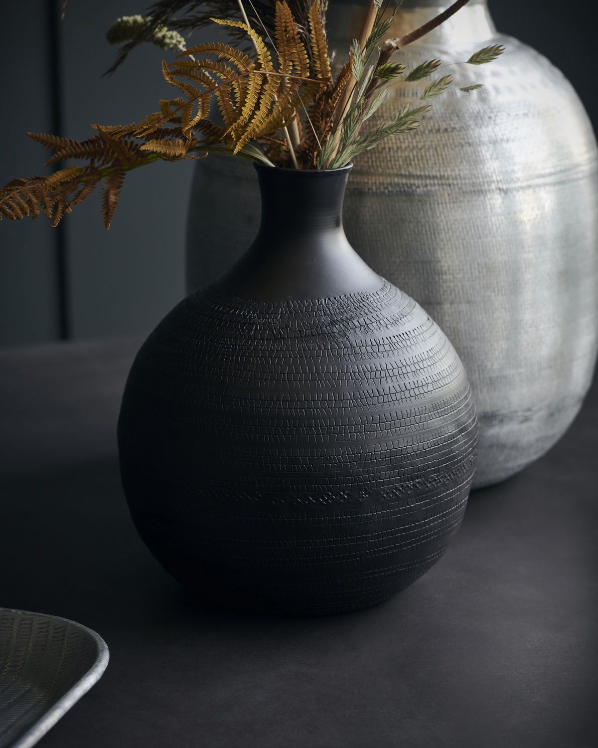 Vase, Reena, Brown