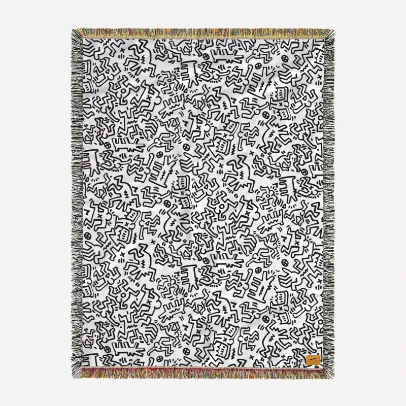 Blanket Keith Haring