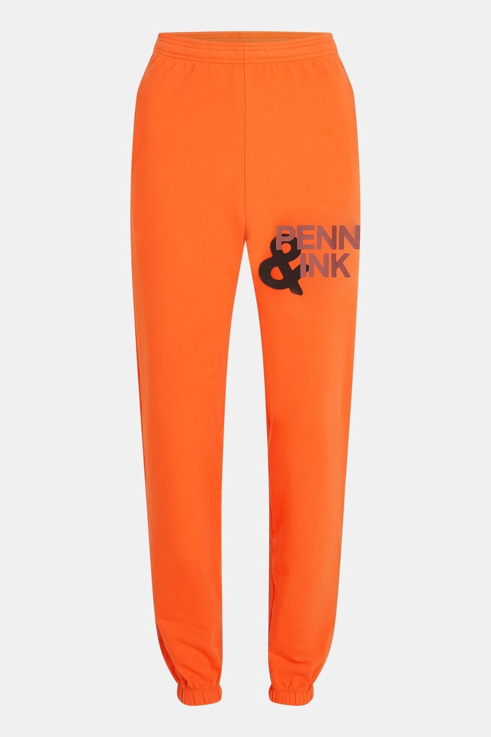 Trouser print Madison, Color: Black Hot orange, Maat: L