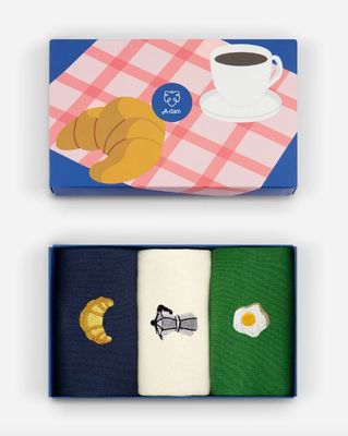 Giftbox Sokken Breakfast in bed