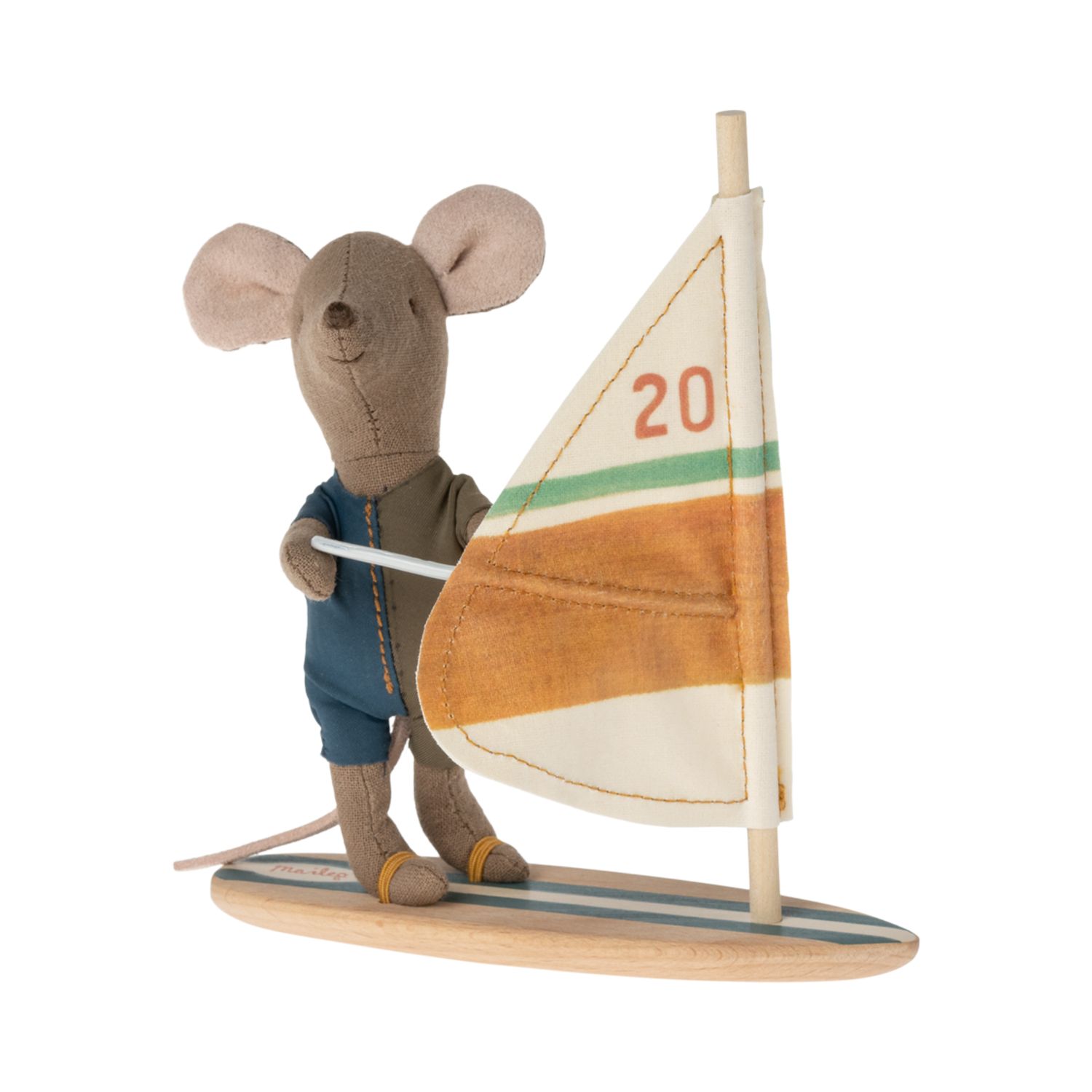Beach muis surfer kleine broer