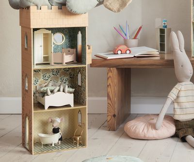 Houten bed Muis Mint