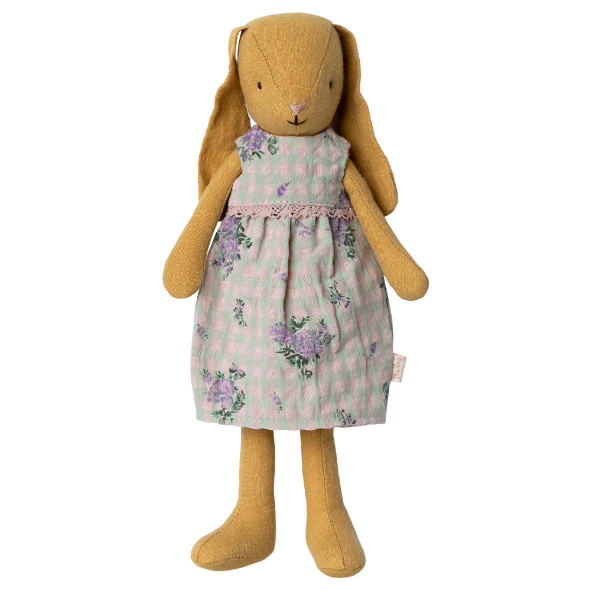 Konijn vuil geel Size 2 met kleedje
