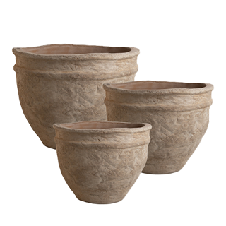 Pot D50 Reed terracotta L