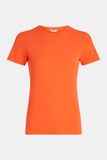 T-Shirt Manhattan, Color: Hot orange Black, Maat: L